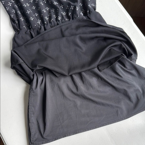 Cokluch Black and White Midi Summer Dress with Pockets - Picture 8 of 15